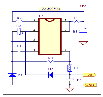 220v轉(zhuǎn)12v-220v轉(zhuǎn)5v電路圖-高耐壓IC，電源模塊,第1張